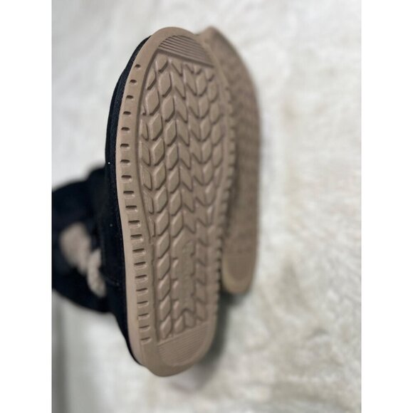 Koolaburra Victoria Spencer suede black fur boot women size 7 - Picture 4 of 9